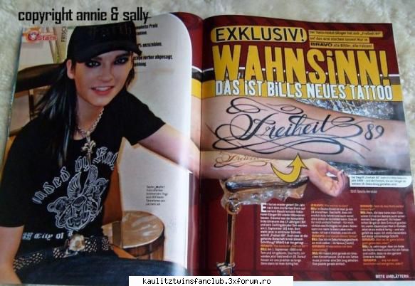bill are nou tatuaj freiheit tatuat brat inca una!!!