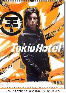 tokio hotel calnedar 2007 februarie