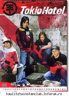 tokio hotel calnedar 2007 iulie
